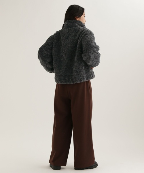 studio CLIP(スタディオクリップ)の「【daily CLIP】テディブルゾン(ブルゾン・レディース・チャコール/ブラウン・FREE)」の9枚目の写真