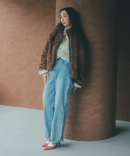 studio CLIP(スタディオクリップ)の「【daily CLIP】テディブルゾン(ブルゾン・レディース・チャコール/ブラウン・FREE)」の10枚目の写真