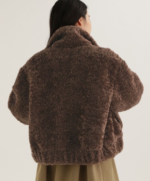 studio CLIP(スタディオクリップ)の「【daily CLIP】テディブルゾン(ブルゾン・レディース・チャコール/ブラウン・FREE)」の15枚目の写真