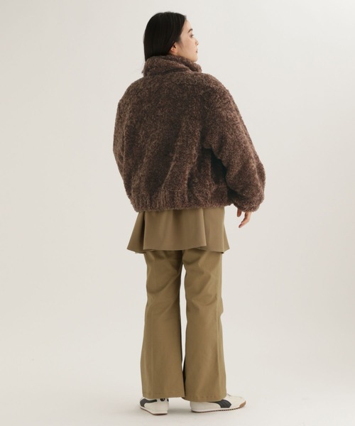 studio CLIP(スタディオクリップ)の「【daily CLIP】テディブルゾン(ブルゾン・レディース・チャコール/ブラウン・FREE)」の18枚目の写真