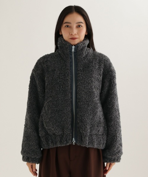 studio CLIP(スタディオクリップ)の「【daily CLIP】テディブルゾン(ブルゾン・レディース・チャコール/ブラウン・FREE)」の19枚目の写真