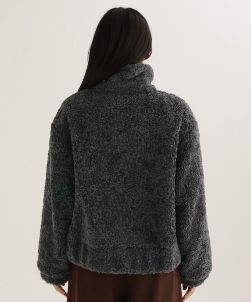 studio CLIP(スタディオクリップ)の「【daily CLIP】テディブルゾン(ブルゾン・レディース・チャコール/ブラウン・FREE)」の21枚目の写真