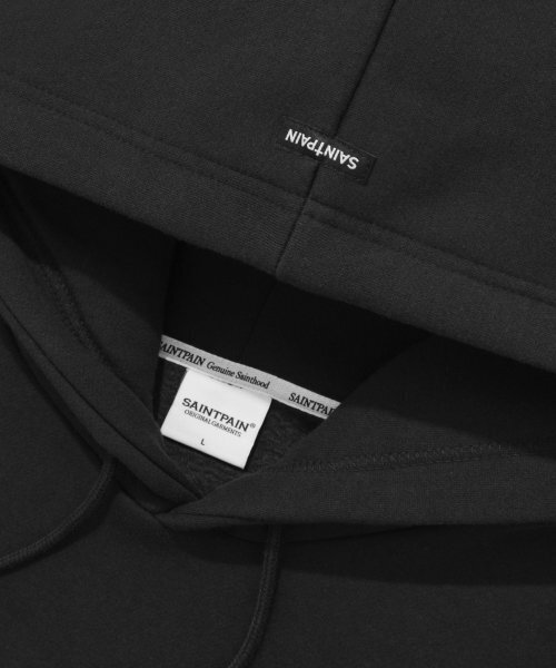 SAINTPAIN(セイントペイン)の「SPチームリーグフード-ブラック(パーカー・レディース・その他・LARGE/MEDIUM/SMALL)」の3枚目の写真