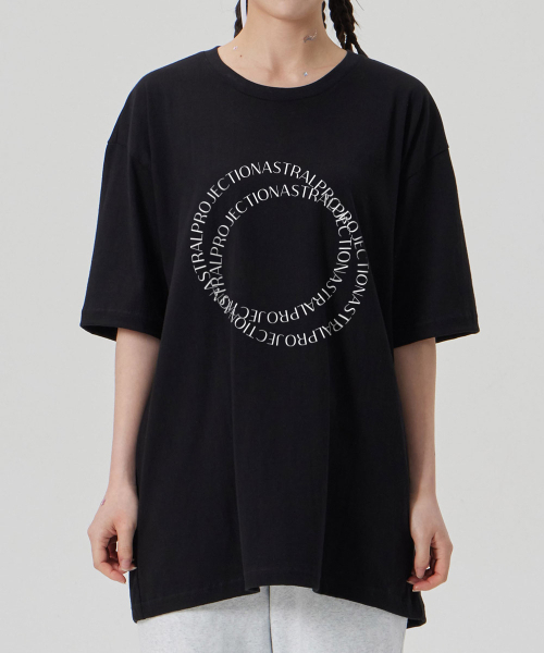 ASTRAL PROJECTION（アストラルプロジェクション）の「[ダブルリング]コットンルーズフィット半袖Tシャツ_ブラック（Tシャツ/カットソー・メンズ・その他・LARGE/MEDIUM/X-LARGE/XX-LARGE）」の3枚目の写真