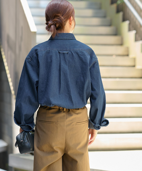 追加4》9oz デニムワークシャツ（シャツ/ブラウス）｜JOURNAL STANDARD