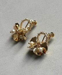 Thevon（ゼボン）の「【heilly】サークル×お花イヤリング（イヤリング）」