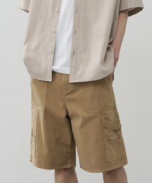 ALYSS（アリス）の「リバースカーペンターバミューダコットンパンツ[ベージュ]（その他パンツ）」