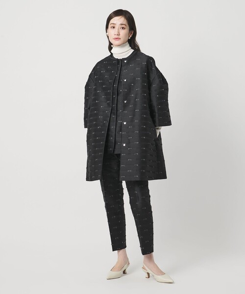 リボン カットジャガード パンツ（スラックス）｜UNITED ARROWS