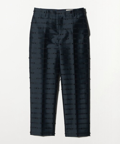 UNITED ARROWS（ユナイテッドアローズ）の「リボン カットジャガード パンツ（スラックス・レディース・ブラック/ネイビー・40/38/36）」の11枚目の写真