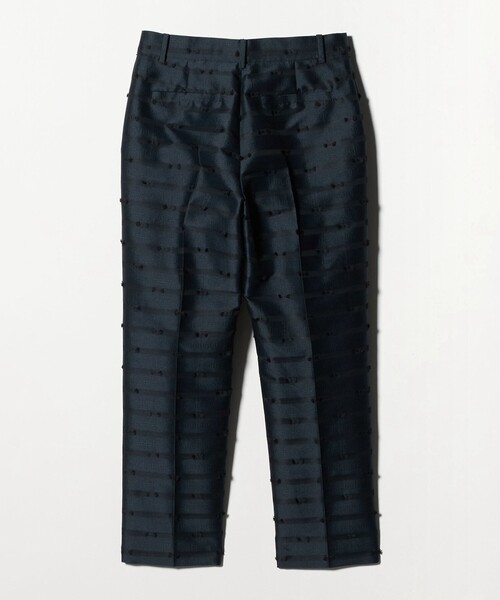UNITED ARROWS（ユナイテッドアローズ）の「リボン カットジャガード パンツ（スラックス・レディース・ブラック/ネイビー・40/38/36）」の12枚目の写真