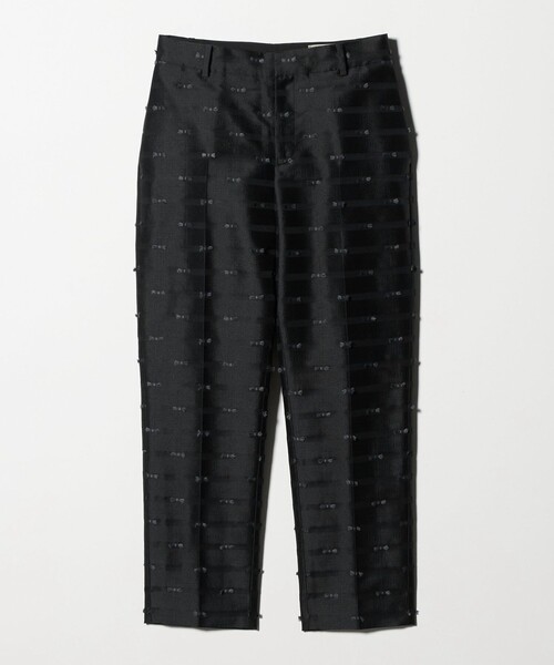 UNITED ARROWS（ユナイテッドアローズ）の「リボン カットジャガード パンツ（スラックス・レディース・ブラック/ネイビー・40/38/36）」の19枚目の写真