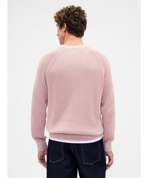 GAP(ギャップ)の「クラシック ラグラン クルーネックセーター(ニット/セーター・メンズ・ピンク/グリーン/グレー/ブルー・XS/S/M/L/XL)」の15枚目の写真