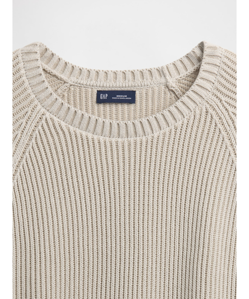 GAP(ギャップ)の「クラシック ラグラン クルーネックセーター(ニット/セーター・メンズ・ピンク/グリーン/グレー/ブルー・XS/S/M/L/XL)」の17枚目の写真