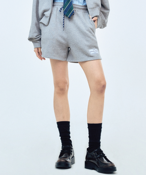 コンフォートスウェットショーツ_グレー