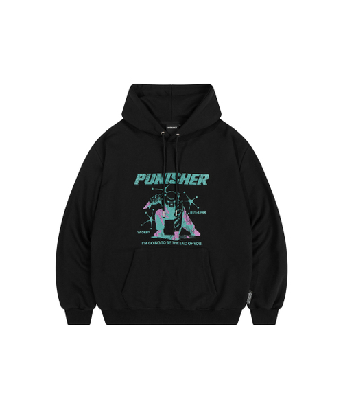 DYSFUNCT(ディスファンクト)の「HELLSTAR HOODIE (BLACK)(パーカー・メンズ・その他・MEDIUM/LARGE)」の1枚目の写真