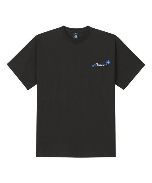 RADINEO（ラディネオ）の「ブルーフラワー半袖Tシャツブラック（Tシャツ/カットソー・メンズ・その他・LARGE/MEDIUM/SMALL/X-LARGE）」の2枚目の写真