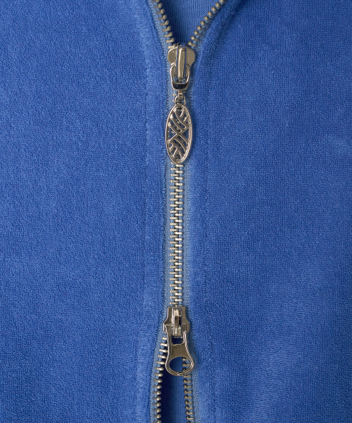 MENASOO(ミナス)の「Terry Raglan Hooded Zip Up_Blue(パーカー・レディース・ブルー・F)」の12枚目の写真