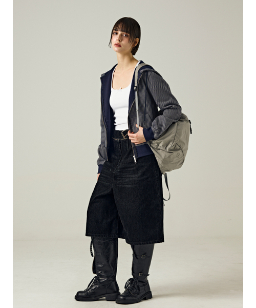 Salad bowls（サラダボール）の「500 LIP Light Backpack [GRAY]（バックパック/リュック・レディース・ライトグレー・FREE）」の7枚目の写真