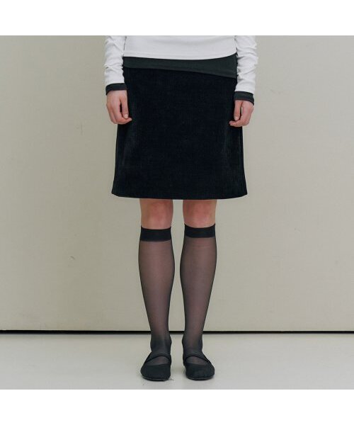 LENUEE(ルヌイ)の「Velvet midi skirt - Black(スカート・レディース・その他・SMALL)」の1枚目の写真