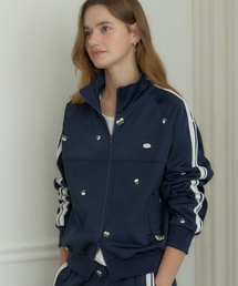 OURHOPE（アワーホープ）の「マガレットエンブロイダリートラックジャケット - ネイビー（その他アウター）」