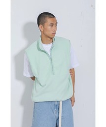 GOAT（ゴート）の「GOAT / DOUBLE PILE FLEECE HALF ZIP VEST（ベスト）」