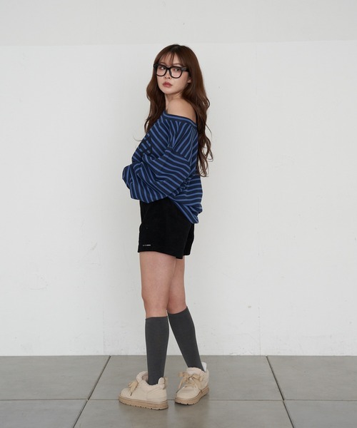 RAY CASSIN（レイカズン）の「コーデュロイマイクロショーツ（その他パンツ・レディース・ブラック/カーキ/ブラウン・FREE）」の8枚目の写真