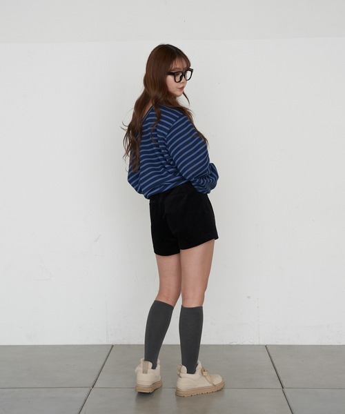 RAY CASSIN（レイカズン）の「コーデュロイマイクロショーツ（その他パンツ・レディース・ブラック/カーキ/ブラウン・FREE）」の10枚目の写真