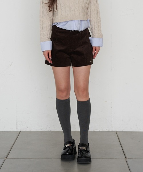 RAY CASSIN（レイカズン）の「コーデュロイマイクロショーツ（その他パンツ・レディース・ブラック/カーキ/ブラウン・FREE）」の11枚目の写真