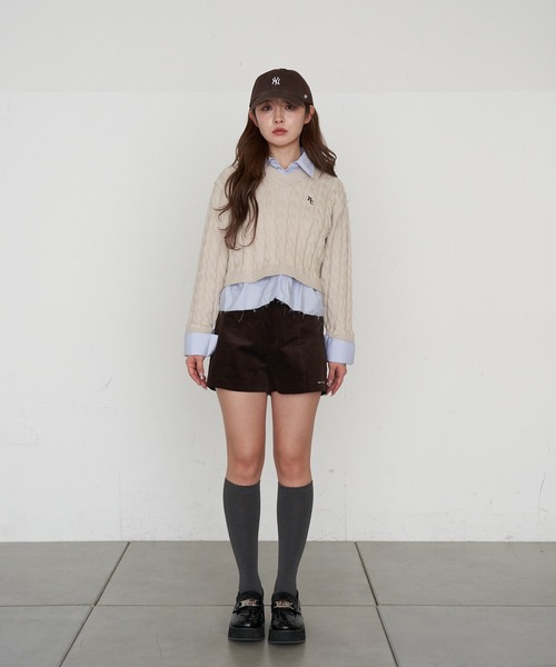 RAY CASSIN（レイカズン）の「コーデュロイマイクロショーツ（その他パンツ・レディース・ブラック/カーキ/ブラウン・FREE）」の14枚目の写真