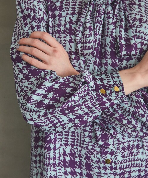 チェックプリントボウ付ワンピース（ワンピース）｜GRACE CLASS