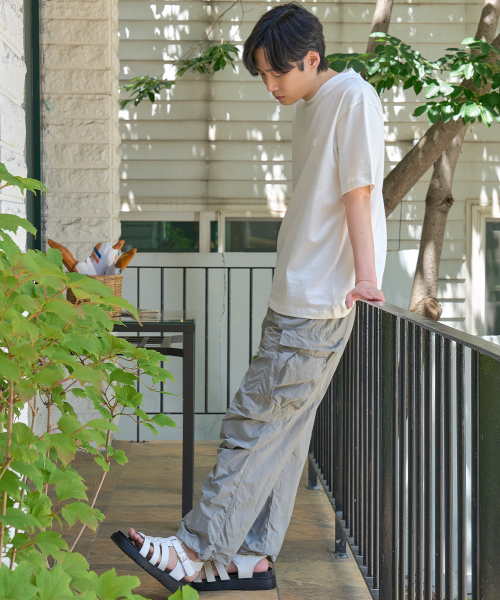 SHOEHI（シューハイ）の「[ムシンサ単独] レオフィッシャーマンサンダル (2Colors)_S7524（サンダル・メンズ・ホワイト/ブラック・SMALL/MEDIUM/LARGE）」の7枚目の写真