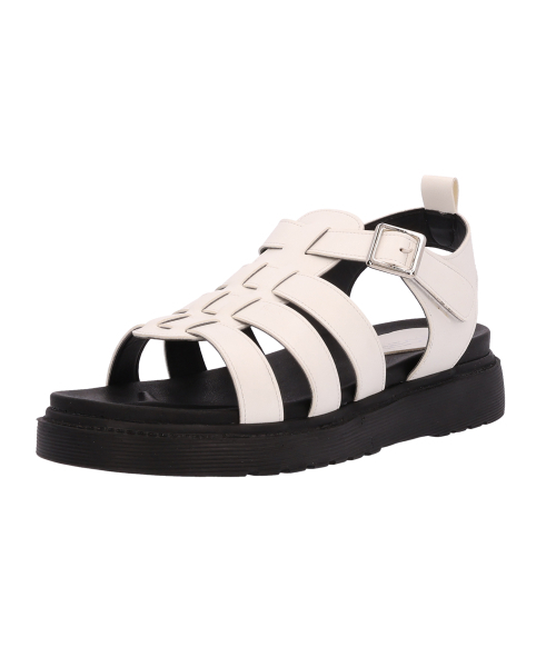 SHOEHI（シューハイ）の「[ムシンサ単独] レオフィッシャーマンサンダル (2Colors)_S7524（サンダル・メンズ・ホワイト/ブラック・SMALL/MEDIUM/LARGE）」の8枚目の写真