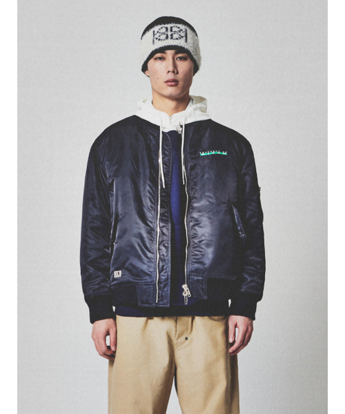 KIJUN MEN(キジュンメンズ)の「Logo MA-1 Navy(ブルゾン・メンズ・その他・X-LARGE/LARGE)」の1枚目の写真