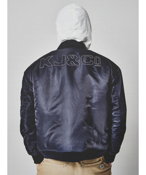 KIJUN MEN(キジュンメンズ)の「Logo MA-1 Navy(ブルゾン・メンズ・その他・X-LARGE/LARGE)」の3枚目の写真