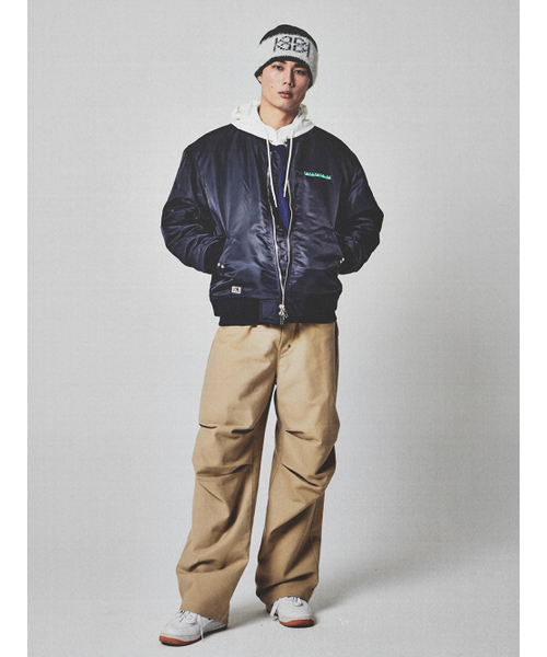 KIJUN MEN(キジュンメンズ)の「Logo MA-1 Navy(ブルゾン・メンズ・その他・X-LARGE/LARGE)」の4枚目の写真
