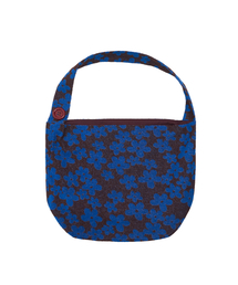 MIHEV（ミヘブ）の「Reversible Flower Terry Bag Burgundy Blue（エコバッグ/サブバッグ・レディース）」