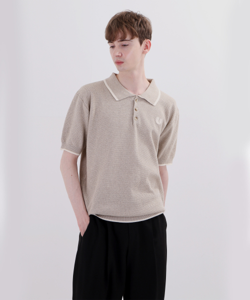 UNLC（ユーエヌエルシー）の「タークコットンハーフニットベージュ（ニット/セーター・メンズ・その他・MEDIUM/LARGE）」の2枚目の写真