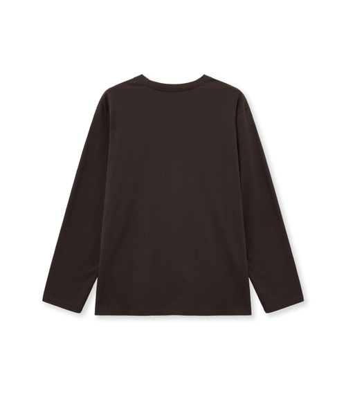 CACTUSDONUTMARKET(カクタスドーナツマーケット)の「Lettering Long Sleeve T-shirt-Brown(Tシャツ/カットソー・レディース・その他・MEDIUM/LARGE)」の2枚目の写真