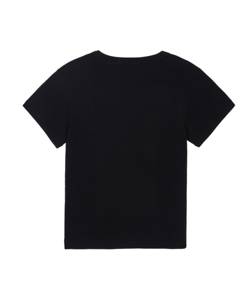 VOONT(ブント)の「VT Basic Tee (BLACK)(Tシャツ/カットソー・レディース・ブラック・SMALL/MEDIUM)」の2枚目の写真