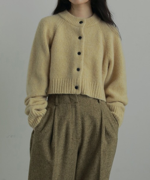 anuke（アンヌーク）の「Boucle Knit Cardigan（カーディガン/ボレロ