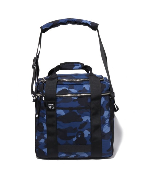 A BATHING APE（アベイシングエイプ）の「COLOR CAMO RECORDS BAG（ショルダーバッグ・メンズ・ネイビー/パープル・FREE）」の2枚目の写真