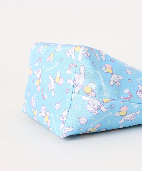 sanrio(サンリオ)の「SANRIO(サンリオ)シナモロール・クロミ 総柄プリントミニトートバッグ/ランチバッグ(トートバッグ・レディース・パープル/サックスブルー・FREE)」の3枚目の写真