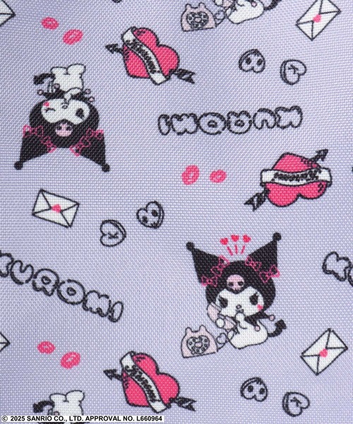 sanrio(サンリオ)の「SANRIO(サンリオ)シナモロール・クロミ 総柄プリントミニトートバッグ/ランチバッグ(トートバッグ・レディース・パープル/サックスブルー・FREE)」の15枚目の写真