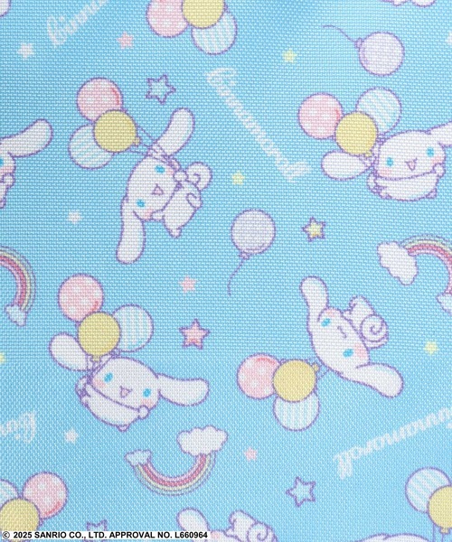 sanrio(サンリオ)の「SANRIO(サンリオ)シナモロール・クロミ 総柄プリントミニトートバッグ/ランチバッグ(トートバッグ・レディース・パープル/サックスブルー・FREE)」の14枚目の写真