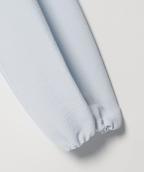 EMMEL REFINES(エメルリファインズ)の「<EMMEL REFINES>EM コードレーン リボンギャザー ブラウス(シャツ/ブラウス・レディース・ブラック/ライトブルー/ホワイト・FREE)」の10枚目の写真