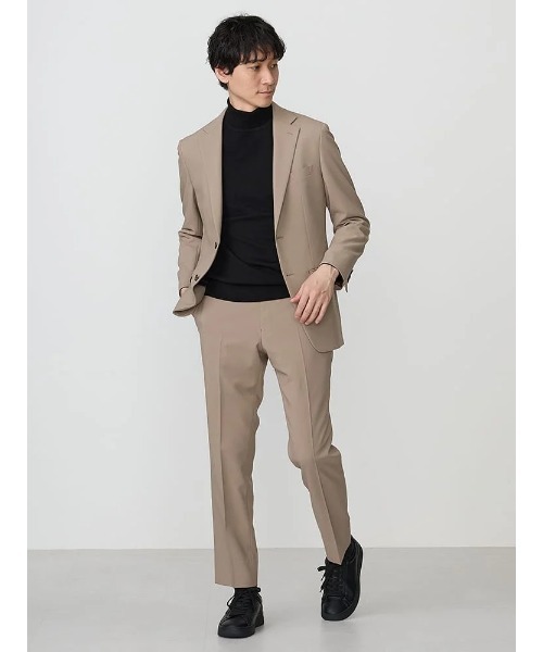 Perfect Suit FActory(パーフェクトスーツファクトリー)の「TRANS CONTINENTS BIZニット タートルプルオーバー ブラック/グレー/ワイン/ブラウン(ニット/セーター・メンズ・ブラウン/ワインレッド/ブラック・M/L)」の10枚目の写真
