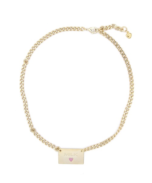 MILK(ミルク)の「MILK ハート ネックレス(ネックレス・レディース・B/A・FREE)」の1枚目の写真