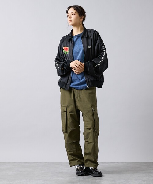 THRIFTY LOOK(スリフティールック)の「【THRIFTY LOOK / スリフティールック】 SOUVENIR GREENLAND BLOUSON /スーベニアジャケット/SATINサテン/VELOURベロア(ブルゾン・メンズ・ブラック系その他/ブラック系その他2・M/L)」の17枚目の写真