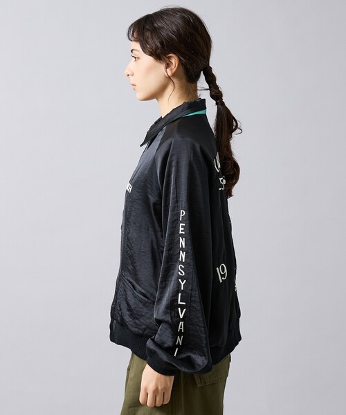 THRIFTY LOOK(スリフティールック)の「【THRIFTY LOOK / スリフティールック】 SOUVENIR GREENLAND BLOUSON /スーベニアジャケット/SATINサテン/VELOURベロア(ブルゾン・メンズ・ブラック系その他/ブラック系その他2・M/L)」の20枚目の写真