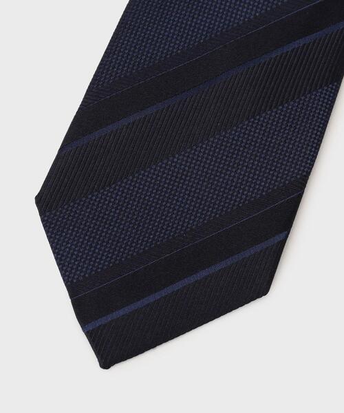 TAKEO KIKUCHI（タケオキクチ）の「【BOXセット】ジェントルマンストライプ ネクタイ×眼鏡型タイバー（ネクタイ・メンズ・ライトグリーン系2/グリーン系その他4/ネイビー系2・00）」の6枚目の写真